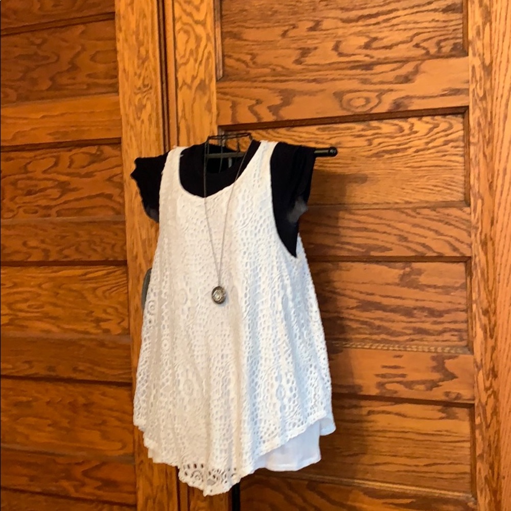 White tank top